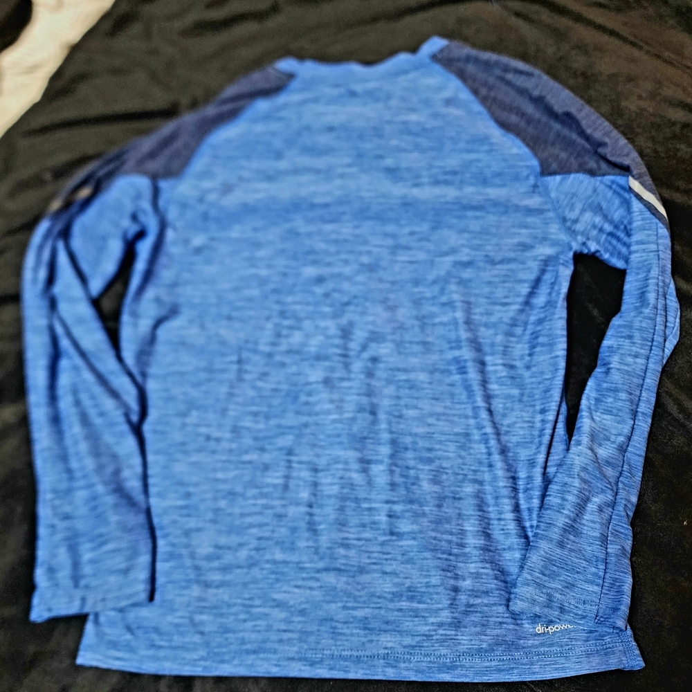 Russell Athletic Long Sleeve Shirt | Boys L | Blue Dri-Power - Picture 2 of 7